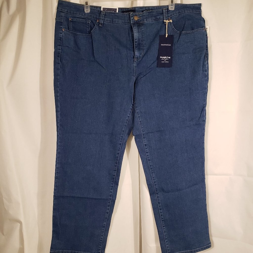 Charter Club  Tummy Slimming Jeans Plus Sz 22 WP